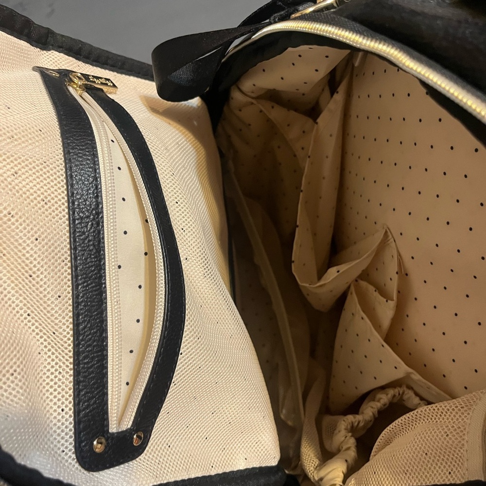 Itzy Ritzy Black Backpack with Tassel - Picture 12 of 12